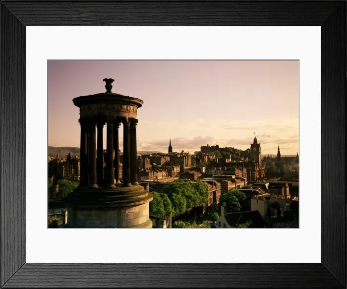 Framed Print : Stewart Memorial and city