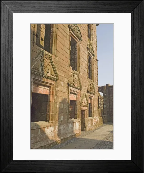 Framed Print : View from the courtyard of interior quarters showing Framed Print : View from the courtyard of interior quarters showing
