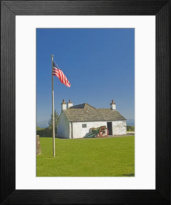 Framed Print : The home of John Paul Jones