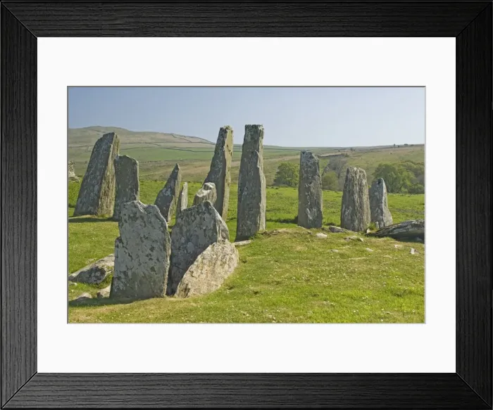 Framed Print : Chambered cairn dating from 2000 BC at Cairnholy near Creetown Framed Print : Chambered cairn dating from 2000 BC at Cairnholy near Creetown