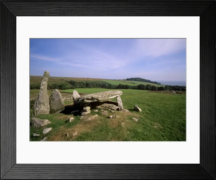 Framed Print : Cairnholy II Chambered cairn dating from the Neolithic Bronze age Framed Print : Cairnholy II Chambered cairn dating from the Neolithic Bronze age