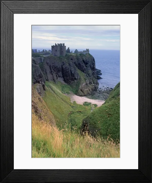Framed Print : Dunnotar Castle dating from the 14th century Framed Print : Dunnotar Castle dating from the 14th century