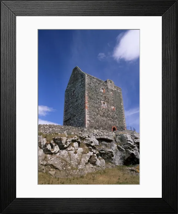 Framed Print : Smailholm Tower dating from the 16th century near Kelso Framed Print : Smailholm Tower dating from the 16th century near Kelso