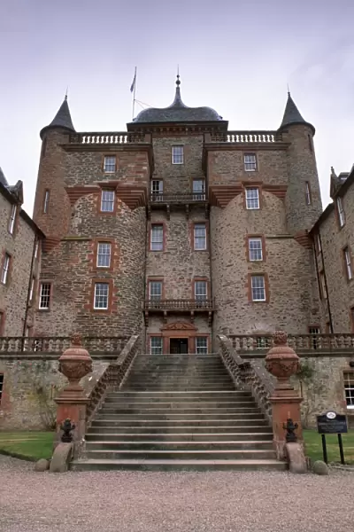 Thirlestane Castle dating from the 16th century