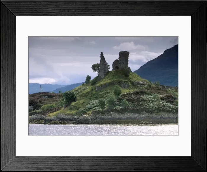 Framed Print : Ruins of Castle Moil Framed Print : Ruins of Castle Moil