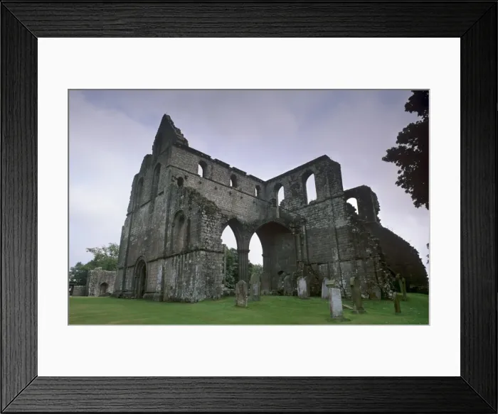 Framed Print : Dundrennan Cistercian abbey dating from the 12th-century