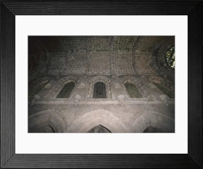 Framed Print : The nave, dating from the 15th century Framed Print : The nave, dating from the 15th century