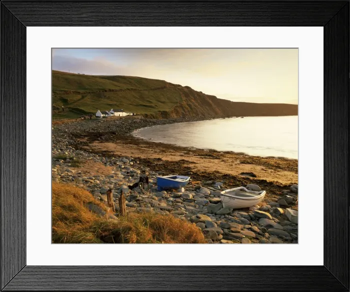 Framed Print : Boats at Nor Wick on the northeast tip of the island Framed Print : Boats at Nor Wick on the northeast tip of the island