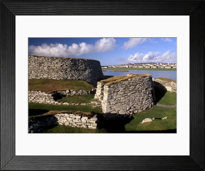 Framed Print : Clickhimin broch (fortified tower) Framed Print : Clickhimin broch (fortified tower)