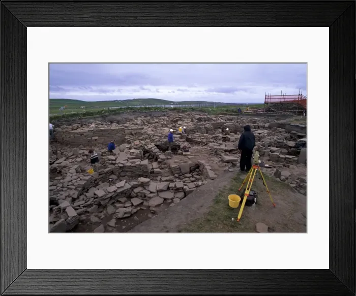 Framed Print : Scatness historic site Framed Print : Scatness historic site