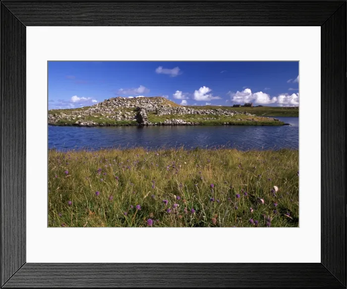 Framed Print : Broch (fortified tower) constructed between 500 BC and 500 AD Framed Print : Broch (fortified tower) constructed between 500 BC and 500 AD
