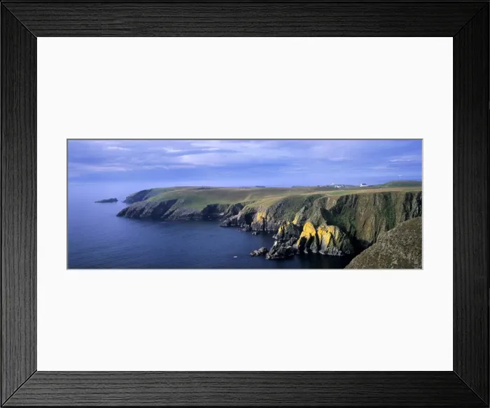 Framed Print : Southeast cliffs of Fair Isle Framed Print : Southeast cliffs of Fair Isle
