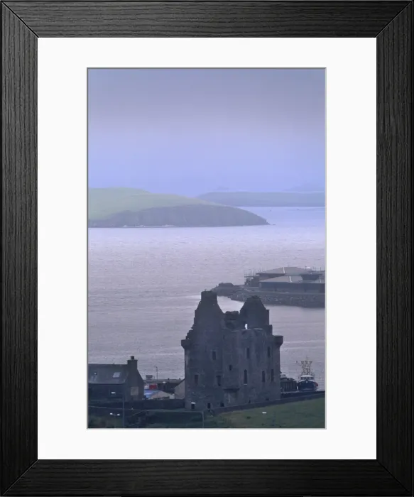 Framed Print : View of Scalloway Framed Print : View of Scalloway