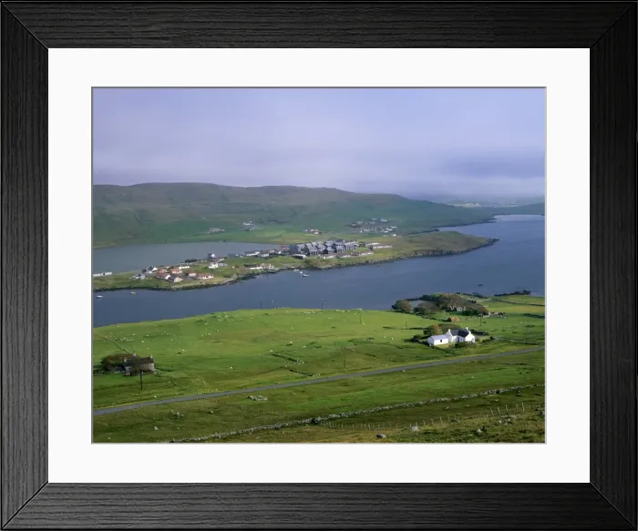 Framed Print : Hellister in Weisdale Voe Framed Print : Hellister in Weisdale Voe