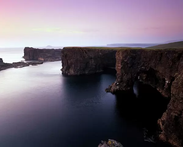Eshaness basalt cliffs