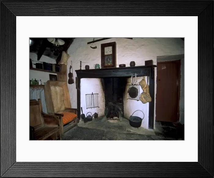 Framed Print : Crofthouse of the 1870s Framed Print : Crofthouse of the 1870s