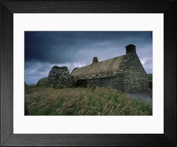 Framed Print : Crofthouse Museum at Boddam Framed Print : Crofthouse Museum at Boddam
