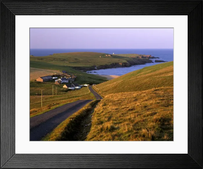 Framed Print : Skaw, most northerly house in Great Britain Framed Print : Skaw, most northerly house in Great Britain