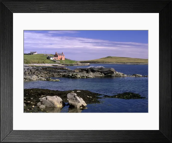 Framed Print : House near Burravoe Framed Print : House near Burravoe