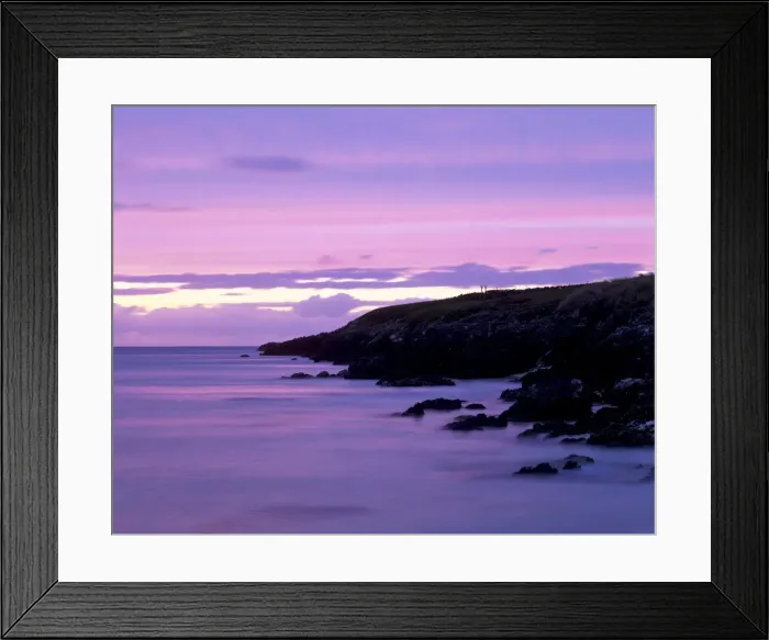 Framed Print : Sunset over Sands of Breckon Framed Print : Sunset over Sands of Breckon