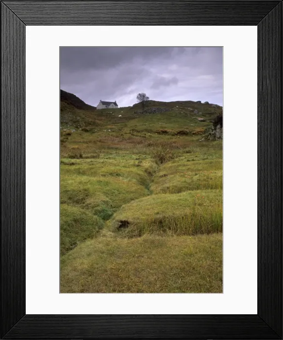 Framed Print : Lazybeds, remnants of ancient cultivation methods Framed Print : Lazybeds, remnants of ancient cultivation methods
