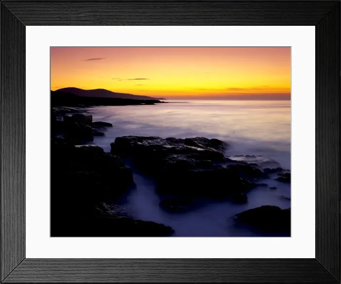 Framed Print : Sunset over the Sound of Taransay Framed Print : Sunset over the Sound of Taransay
