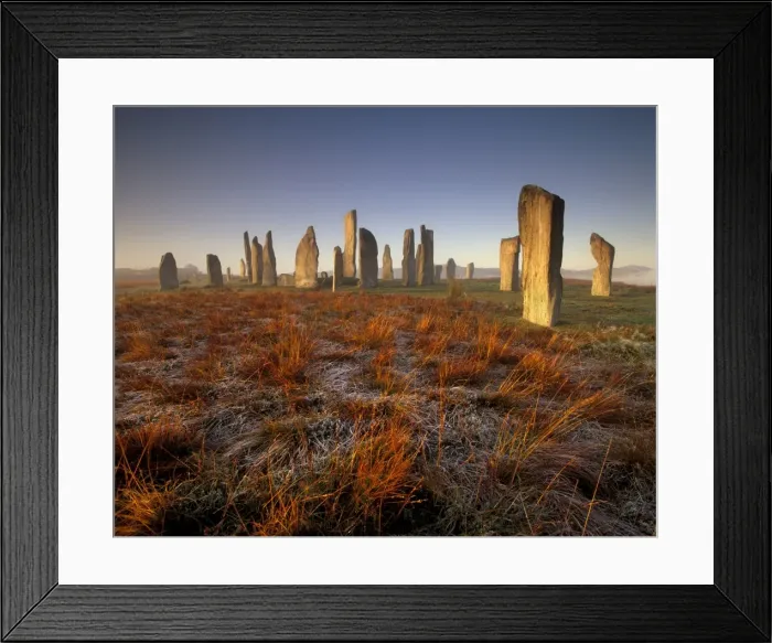 Framed Print : Callanish (Callanais). Stone Circle dating from Neolithic period between 3000 Framed Print : Callanish (Callanais). Stone Circle dating from Neolithic period between 3000