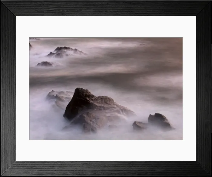 Framed Print : Rocks and water Framed Print : Rocks and water