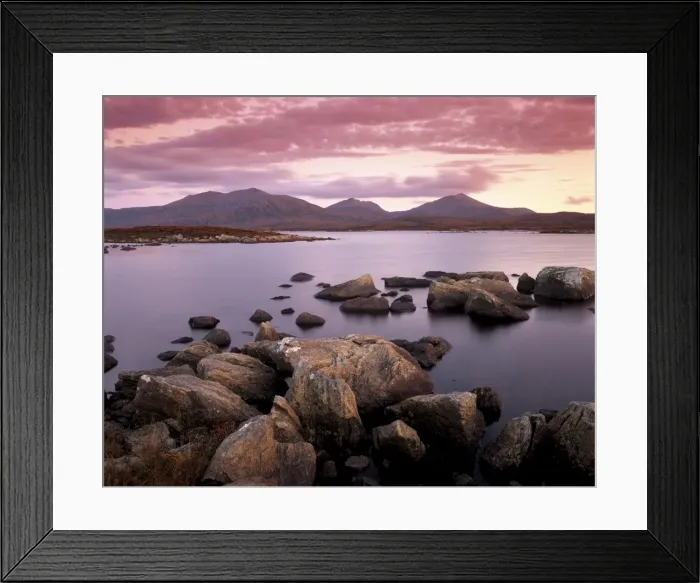 Framed Print : Loch Druidibeg Nature Reserve at sunset Framed Print : Loch Druidibeg Nature Reserve at sunset