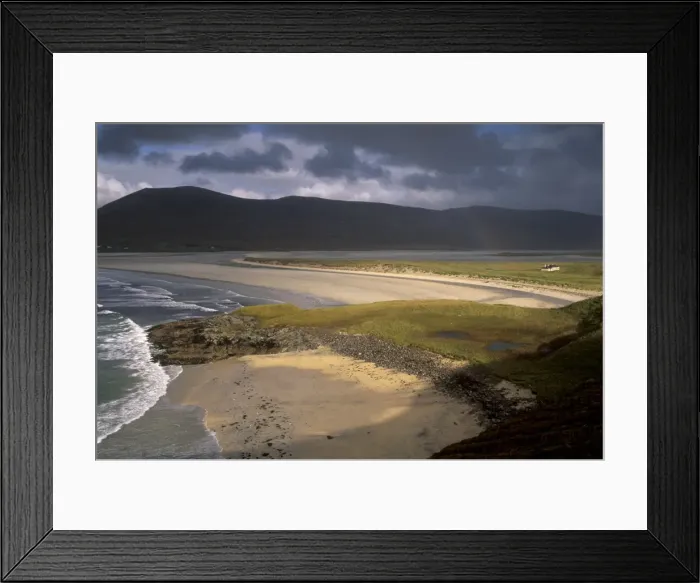Framed Print : Traigh Luskentyre (Luskentyre beach) from Seilebost Framed Print : Traigh Luskentyre (Luskentyre beach) from Seilebost
