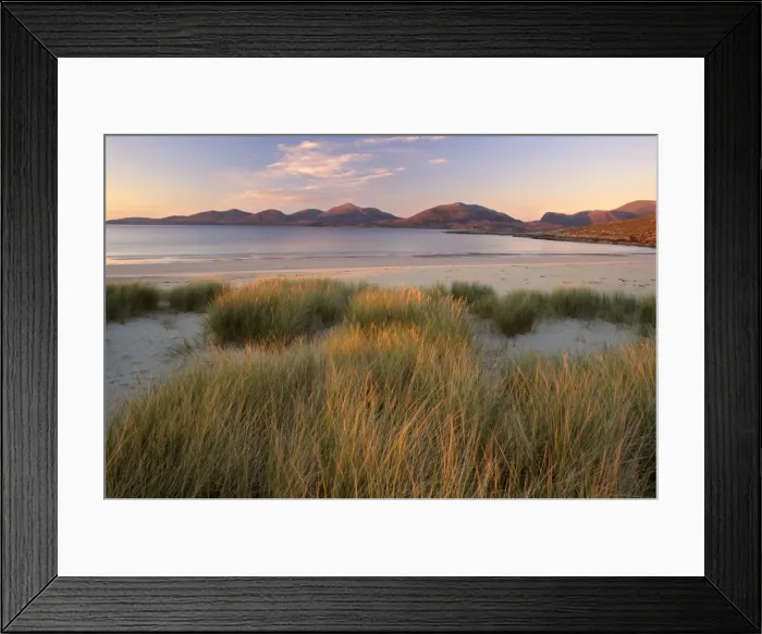 Framed Print : Marram grass and beach near Luskentyre Framed Print : Marram grass and beach near Luskentyre
