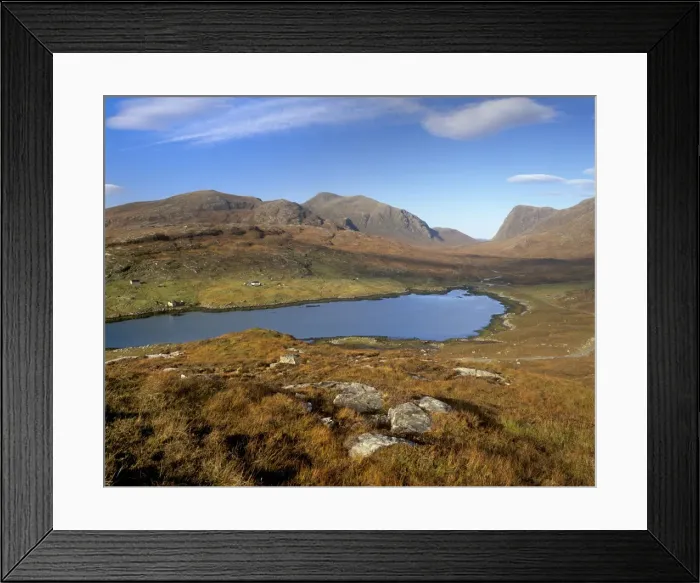 Framed Print : View over Ardvourlie (Aird a Mhulhaid) Framed Print : View over Ardvourlie (Aird a Mhulhaid)
