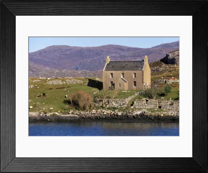 Framed Print : Desolate and rocky east coast of South Harris Framed Print : Desolate and rocky east coast of South Harris