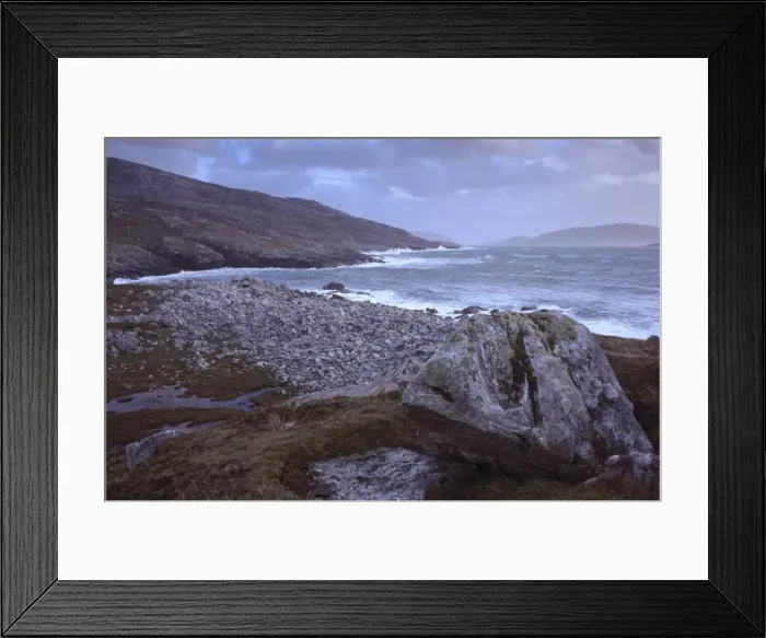 Framed Print : Gale near Mealista Framed Print : Gale near Mealista