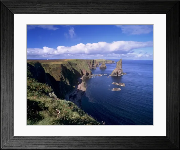 Framed Print : Duncansby Head sea stacks Framed Print : Duncansby Head sea stacks