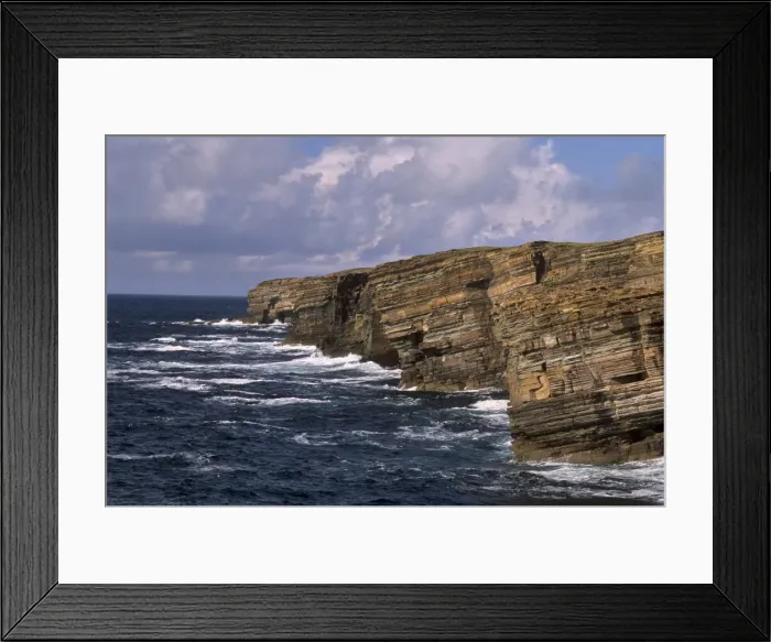 Framed Print : Rocky coast near Yesnaby Framed Print : Rocky coast near Yesnaby