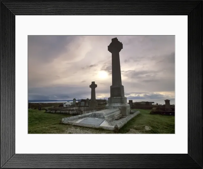 Framed Print : Monument to Flora MacDonald the young heroine who helped Framed Print : Monument to Flora MacDonald the young heroine who helped