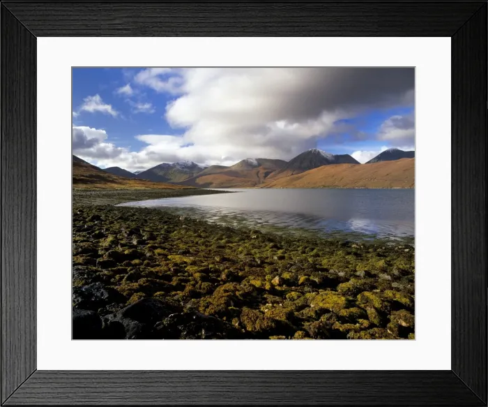 Framed Print : Loch Hainort and Red Cuillins range Framed Print : Loch Hainort and Red Cuillins range
