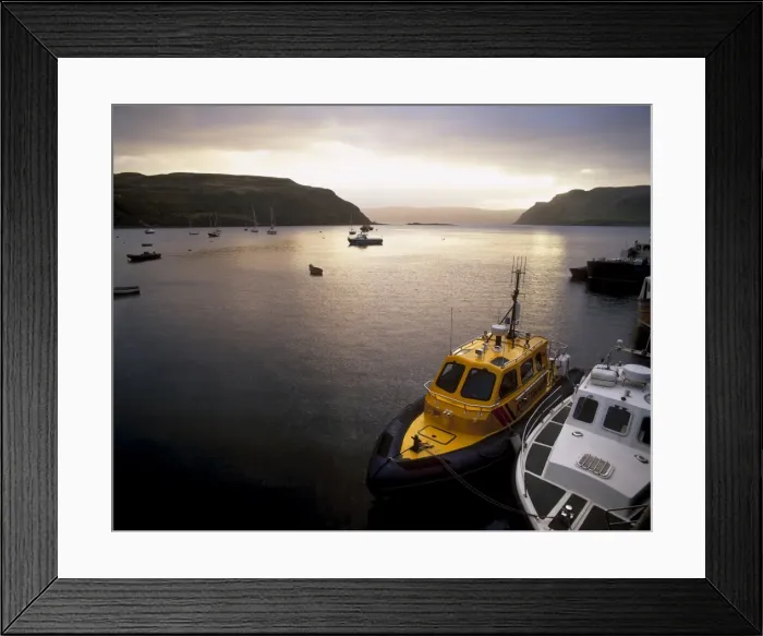 Framed Print : Portree harbour Framed Print : Portree harbour
