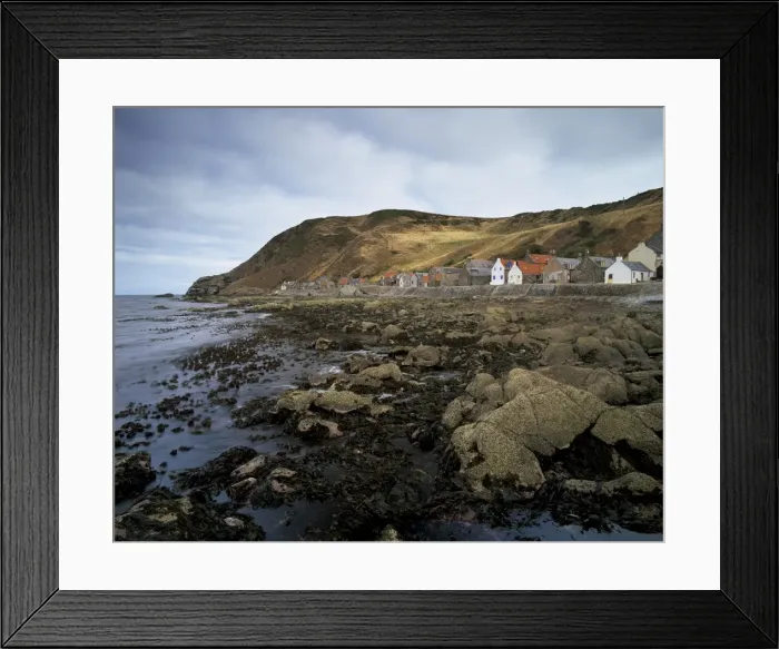 Framed Print : Crovie, a traditional fishing village Framed Print : Crovie, a traditional fishing village