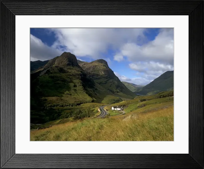 Framed Print : House in Glencoe Pass Framed Print : House in Glencoe Pass