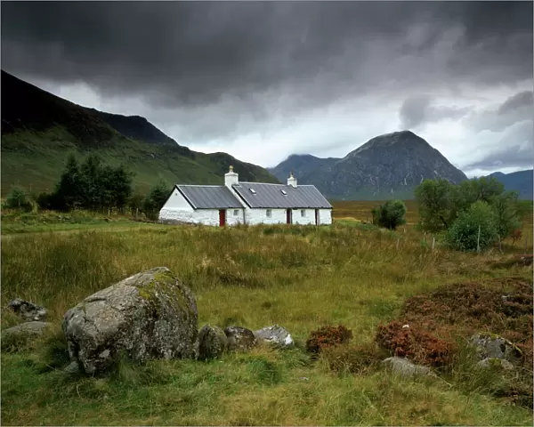 Black Rock cottage and Buachaille Etive Mor
