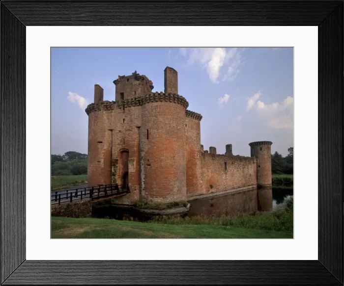 Framed Print : Caerlaverock Castle dating from the 13th century Framed Print : Caerlaverock Castle dating from the 13th century
