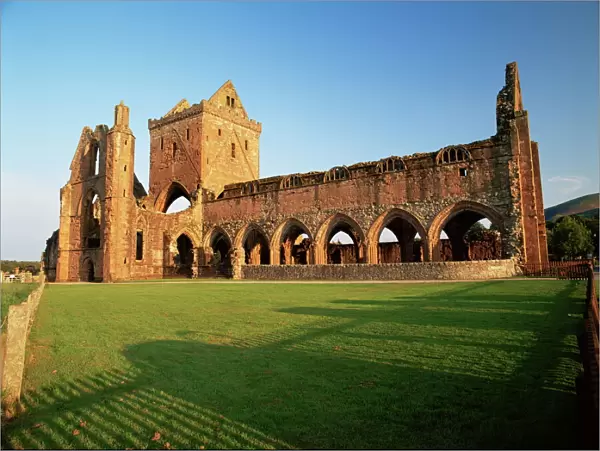 Sweetheart Abbey dating from 13th and 14th centuries