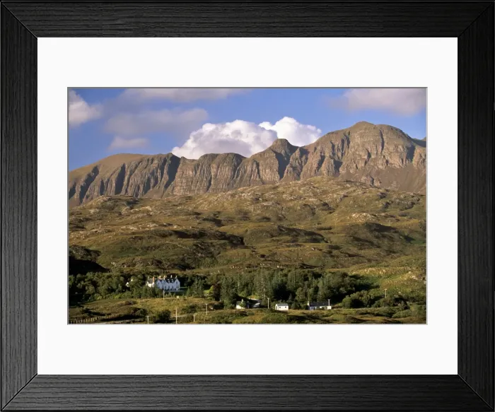 Framed Print : Lochassynt lodge Framed Print : Lochassynt lodge