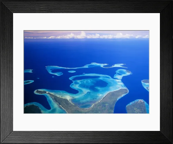 Framed Print : Aerial view of the Solomon Islands Framed Print : Aerial view of the Solomon Islands