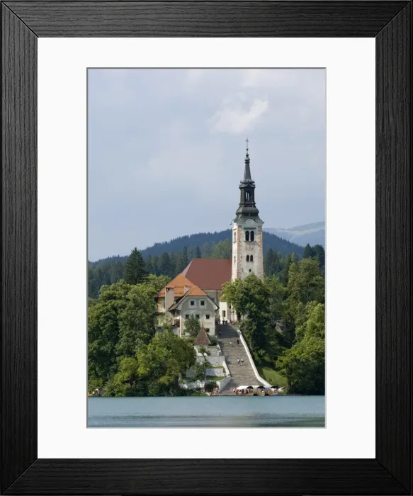 Framed Print : Lake Bled and St