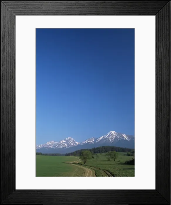 Framed Print : High Tatra mountains from near Poprad Framed Print : High Tatra mountains from near Poprad