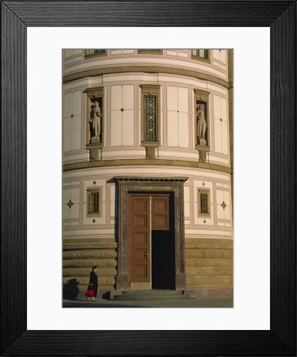 Framed Print : Facade and entrance to the Slovak National Bank Framed Print : Facade and entrance to the Slovak National Bank