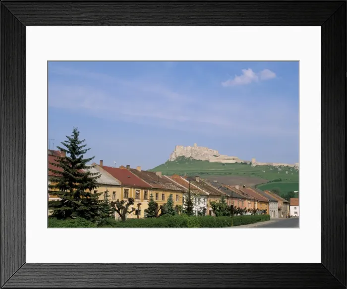 Framed Print : Spis castle above Spisske Framed Print : Spis castle above Spisske